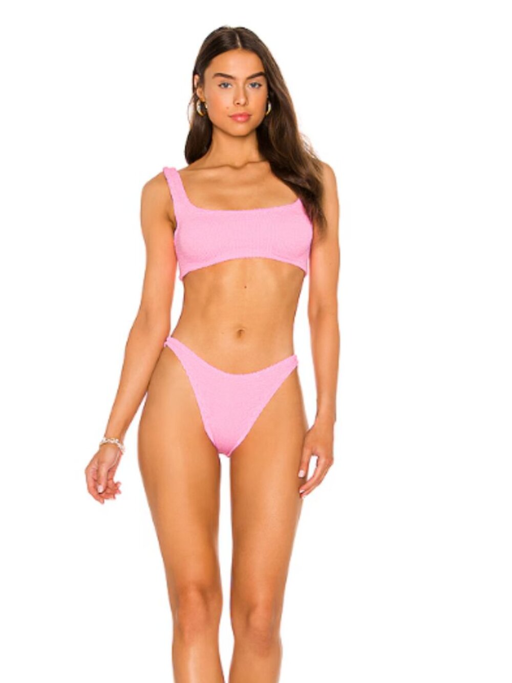 Hunza G Xandra Bikini Set in Bubblegum